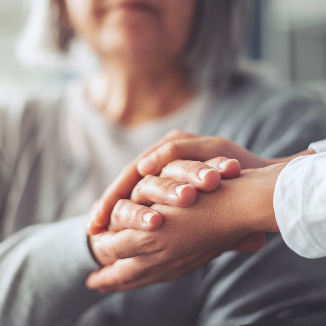 Compassionate support and care gesture